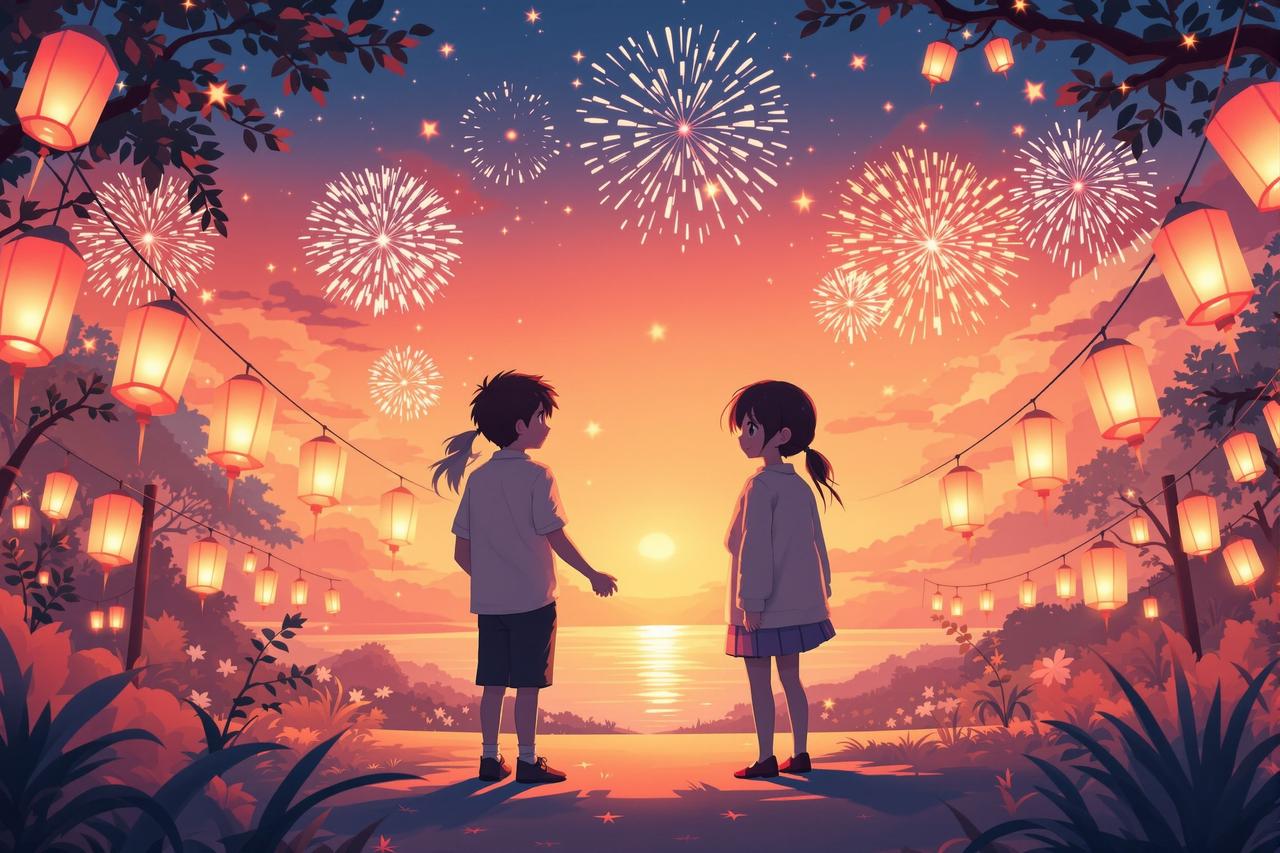 漫剧网在线观看 - 《邻家青梅》第5集：夏日祭的约定